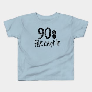 90s Percentile Logo - SIMPLE Kids T-Shirt